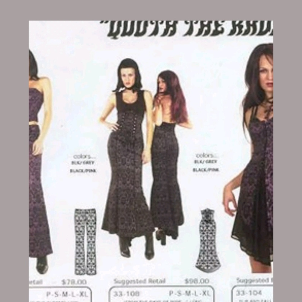 Quoth the Raven Lip Service Vintage 2001 Skirt